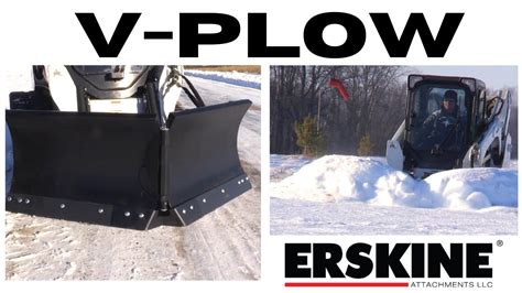 v blade for skid steer|skid steer v plow parts.